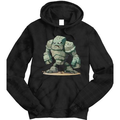 Cool Golem Costume Tie Dye Hoodie