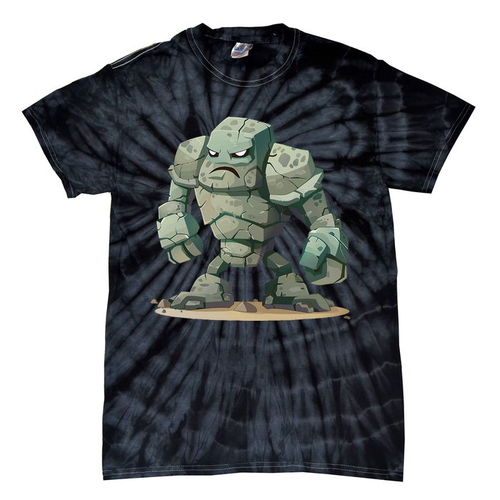 Cool Golem Costume Tie-Dye T-Shirt