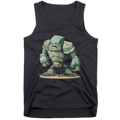 Cool Golem Costume Tank Top