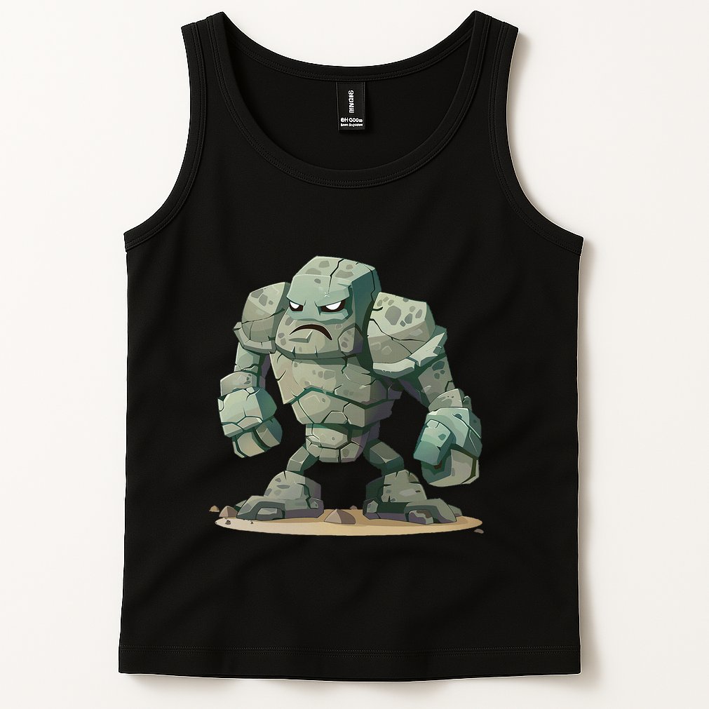 Cool Golem Costume Tank Top
