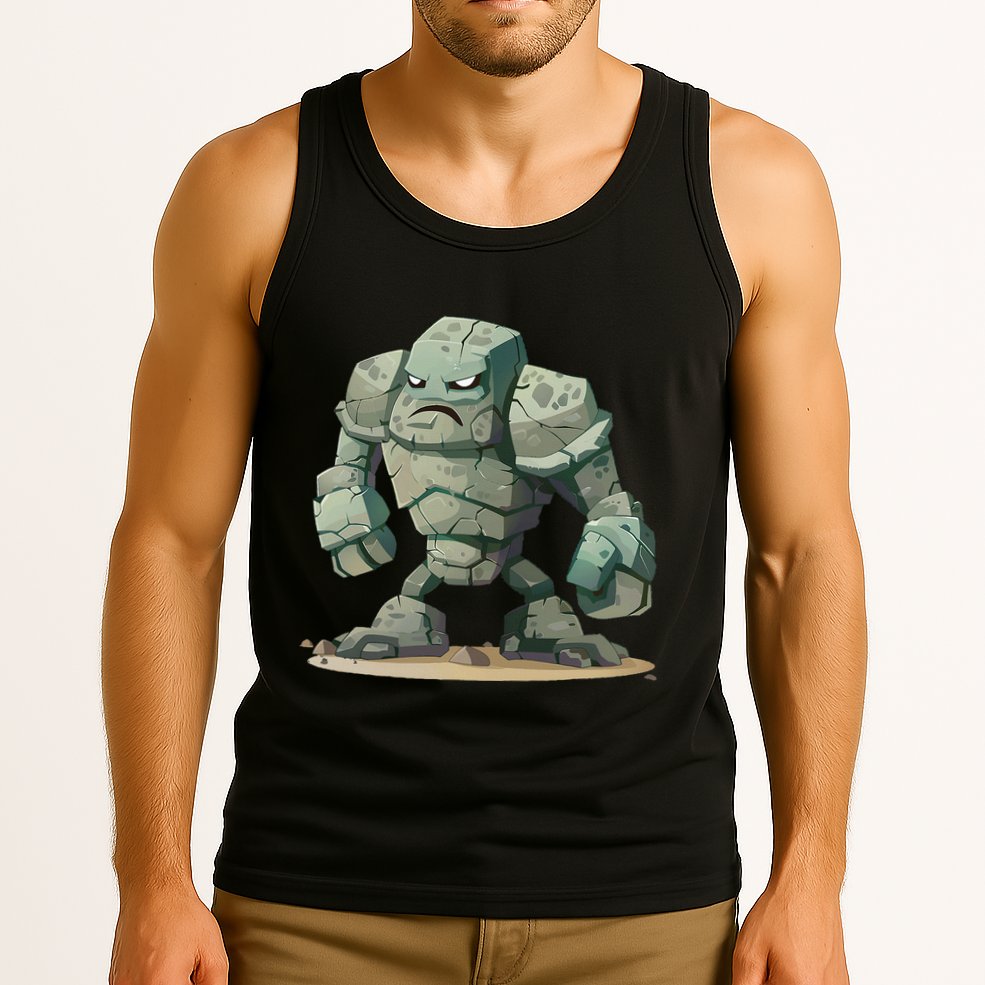 Cool Golem Costume Tank Top