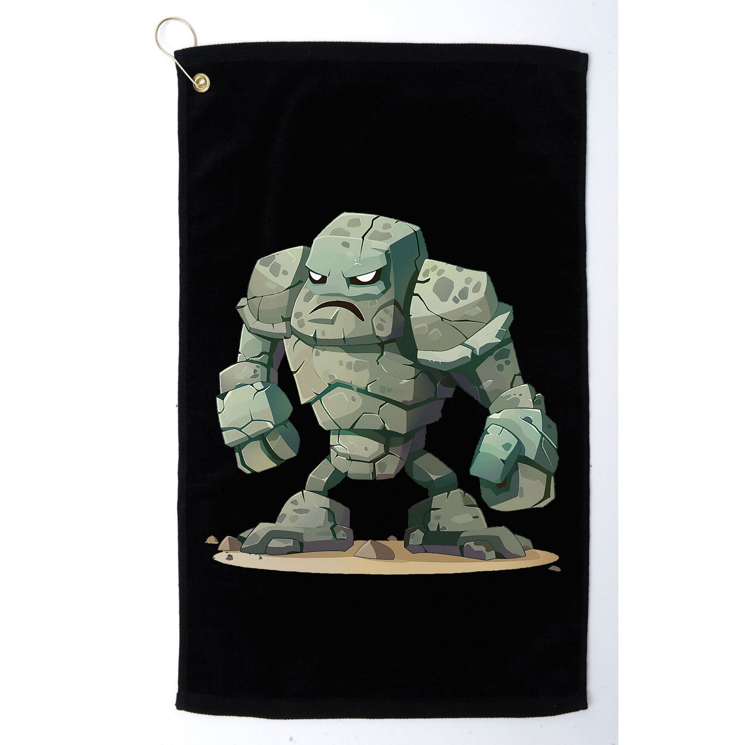 Cool Golem Costume Golf Towel