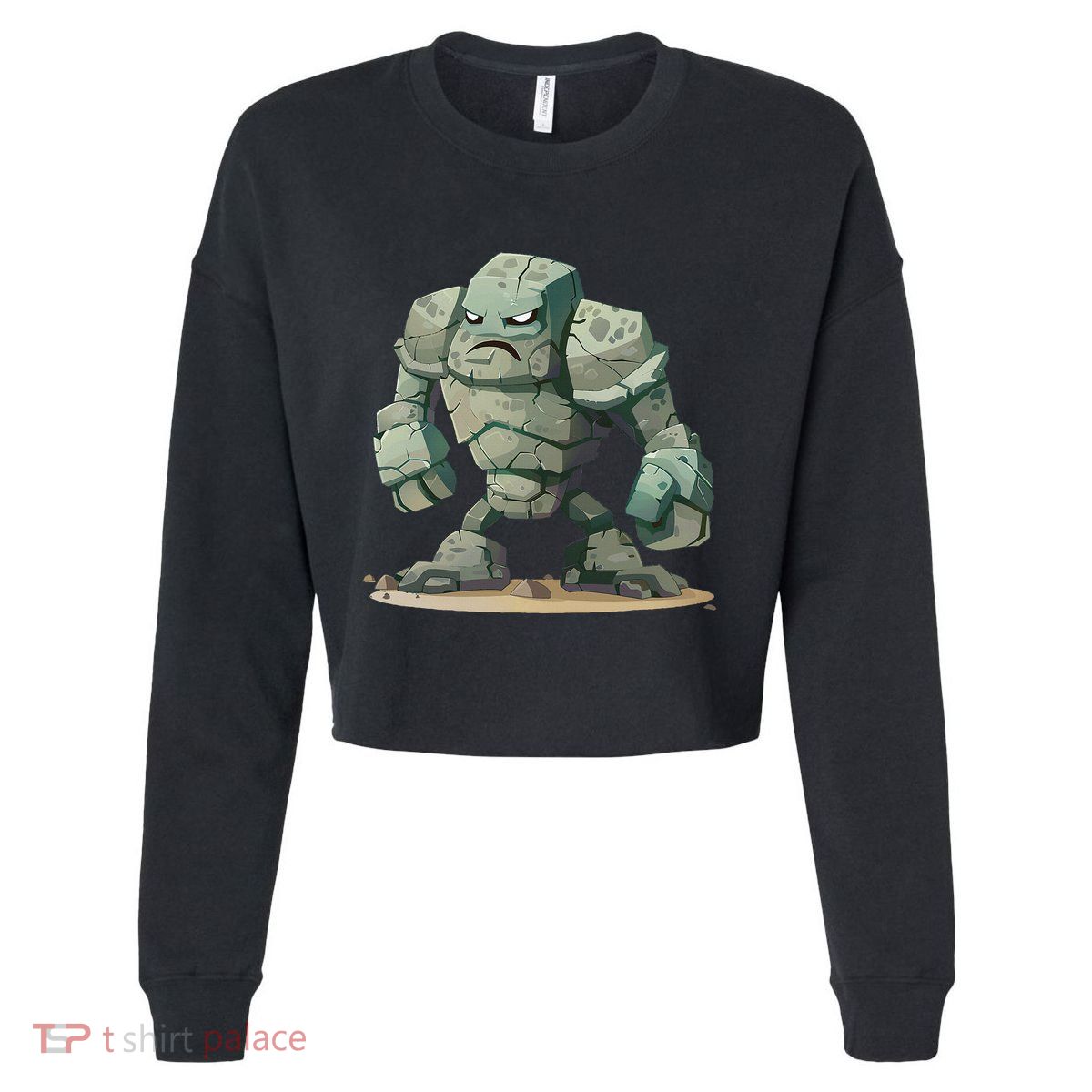 Cool Golem Costume Cropped Pullover Crew