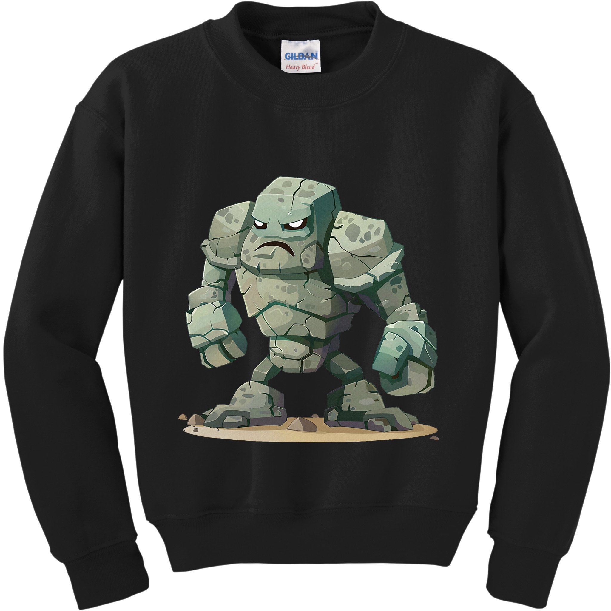 Cool Golem Costume Kids Sweatshirt