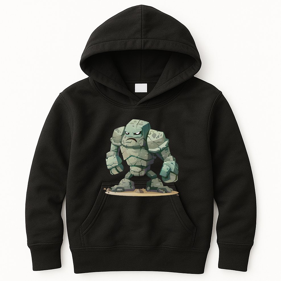 Cool Golem Costume Kids Hoodie