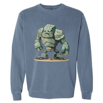 Cool Golem Costume Garment-Dyed Sweatshirt