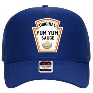 Cute Group Condiments Halloween Costume Family Yum Yum Sauce High Crown Mesh Back Trucker Hat