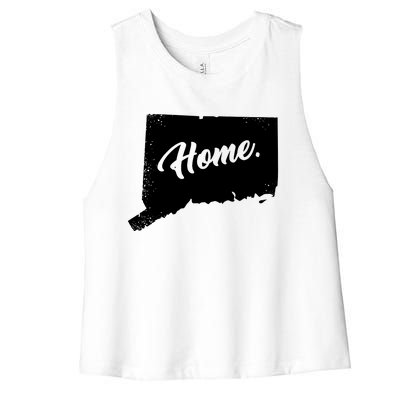 Connecticut Gifts Connecticut Home State Of Conn Pride Women's Racerback Cropped Tank