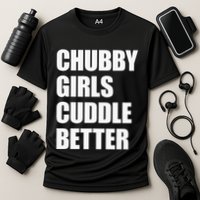 Chubby Girl Cuddle Better Cooling Performance Crew T-Shirt