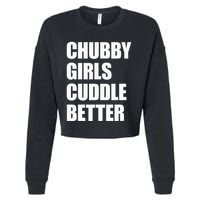 Chubby Girl Cuddle Better Cropped Pullover Crew
