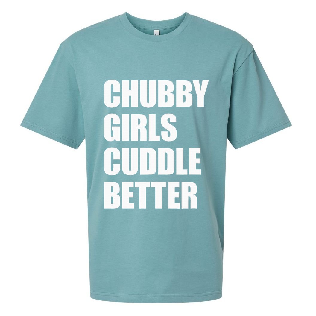 Chubby Girl Cuddle Better Sueded Cloud Jersey T-Shirt