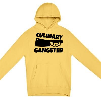 Culinary Gangster Chef Gift Premium Pullover Hoodie