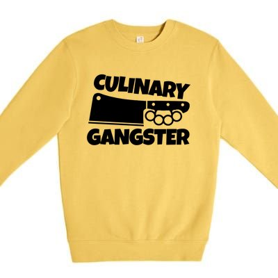 Culinary Gangster Chef Gift Premium Crewneck Sweatshirt