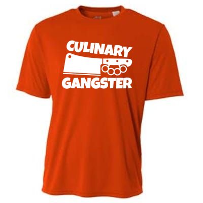 Culinary Gangster Chef Gift Cooling Performance Crew T-Shirt