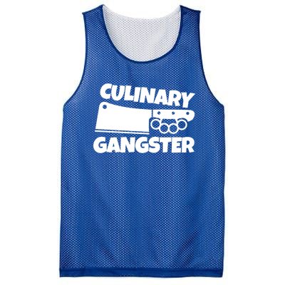 Culinary Gangster Chef Gift Mesh Reversible Basketball Jersey Tank