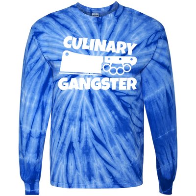 Culinary Gangster Chef Gift Tie-Dye Long Sleeve Shirt