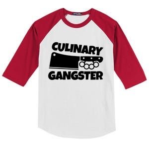 Culinary Gangster Chef Gift Kids Colorblock Raglan Jersey