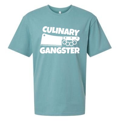 Culinary Gangster Chef Gift Sueded Cloud Jersey T-Shirt