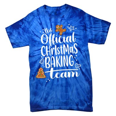 Christmas Gingerbread Cookie Baking Team Crew Gift Tie-Dye T-Shirt