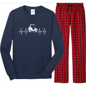 Cool Golf Cart Art For Golfer Golf Lover & Players Gift Long Sleeve Pajama Set