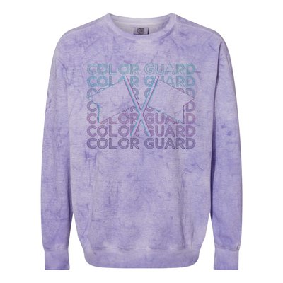 Color Guard Colour Guard Retro Colorblast Crewneck Sweatshirt