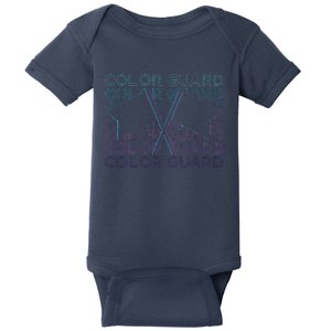 Color Guard Colour Guard Retro Baby Bodysuit