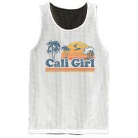 Cali Girl California Beach Summer Vacation Vintage 70s Retro Mesh Reversible Basketball Jersey Tank