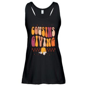 Cousins Giving Cute Pumpkin Cousin Crew Thanksgiving Family Ladies Essential Flowy Tank