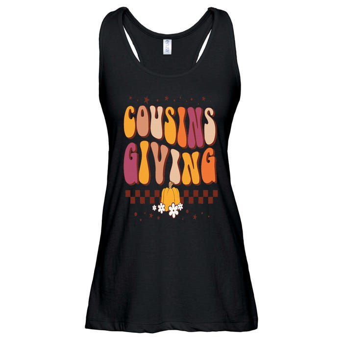 Cousins Giving Cute Pumpkin Cousin Crew Thanksgiving Family Ladies Essential Flowy Tank