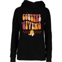 Cousins Giving Cute Pumpkin Cousin Crew Thanksgiving Family Womens Funnel Neck Pullover Hood