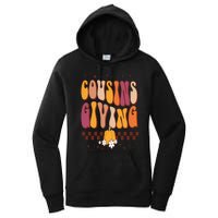 Cousins Giving Cute Pumpkin Cousin Crew Thanksgiving Family Women's Pullover Hoodie