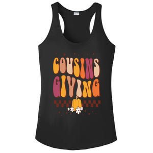 Cousins Giving Cute Pumpkin Cousin Crew Thanksgiving Family Ladies PosiCharge Competitor Racerback Tank