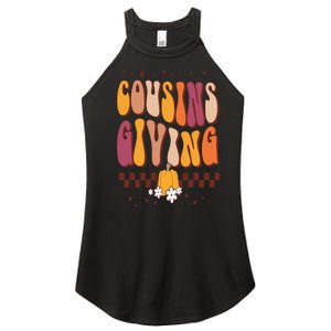 Cousins Giving Cute Pumpkin Cousin Crew Thanksgiving Family Women's Perfect Tri Rocker Tank