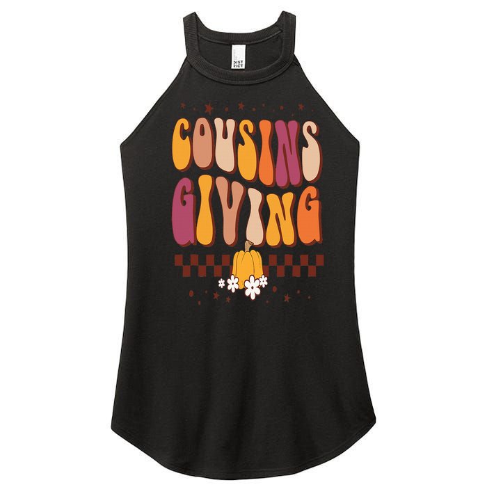 Cousins Giving Cute Pumpkin Cousin Crew Thanksgiving Family Women's Perfect Tri Rocker Tank