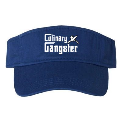 Culinary Gangster Cool Chef Cutlery Gift Hooded Gift Valucap Bio-Washed Visor