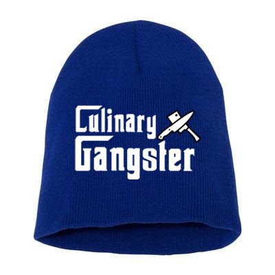 Culinary Gangster Cool Chef Cutlery Gift Hooded Gift Short Acrylic Beanie