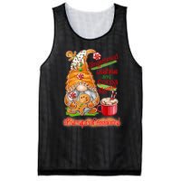 Christmas Gnome Cookies Paraprofessional Coffee Latte Xmas Mesh Reversible Basketball Jersey Tank