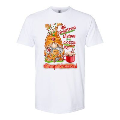 Christmas Gnome Cookies Paraprofessional Coffee Latte Xmas Softstyle CVC T-Shirt