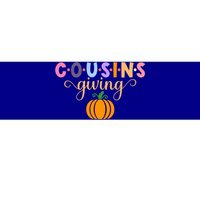 Cousins Giving Cute Pumpkin Cousin Crew Thanksgiving Family Great Gift Bumper Sticker