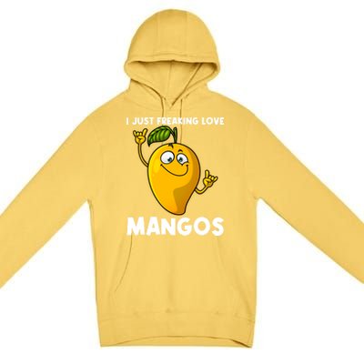 Cute Go Design Tropical Fruit Go Lover Gift Premium Pullover Hoodie