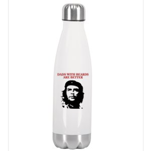 Che Guevara Dads With Beards Are Better Gift Stainless Steel Insulated Water Bottle