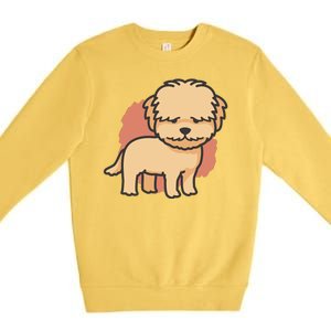 Cute Goldendoodle Dog Premium Crewneck Sweatshirt