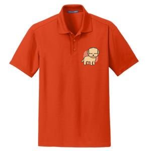 Cute Goldendoodle Dog Dry Zone Grid Polo