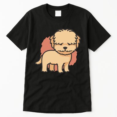 Cute Goldendoodle Dog Tall T-Shirt