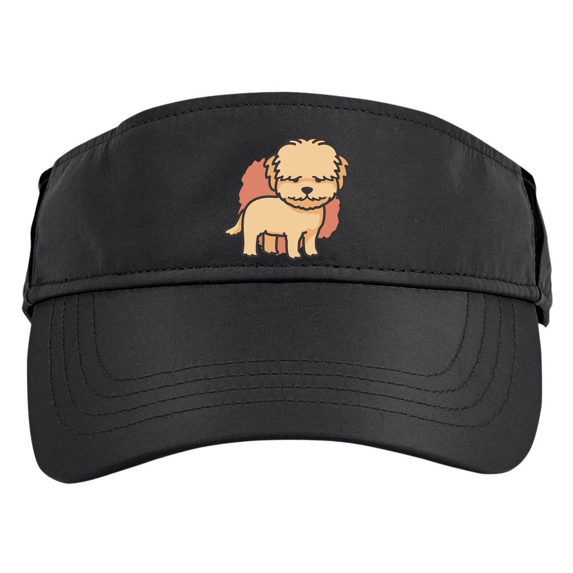 Cute Goldendoodle Dog Adult Drive Performance Visor