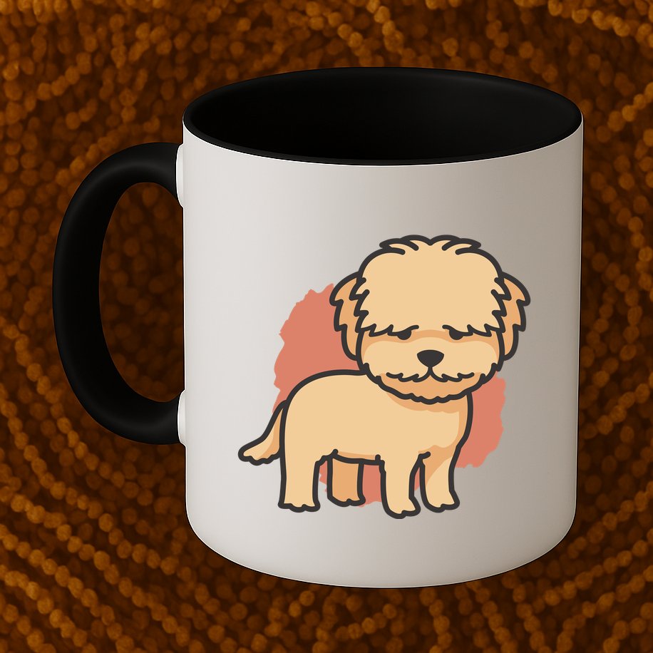 Cute Goldendoodle Dog Mug