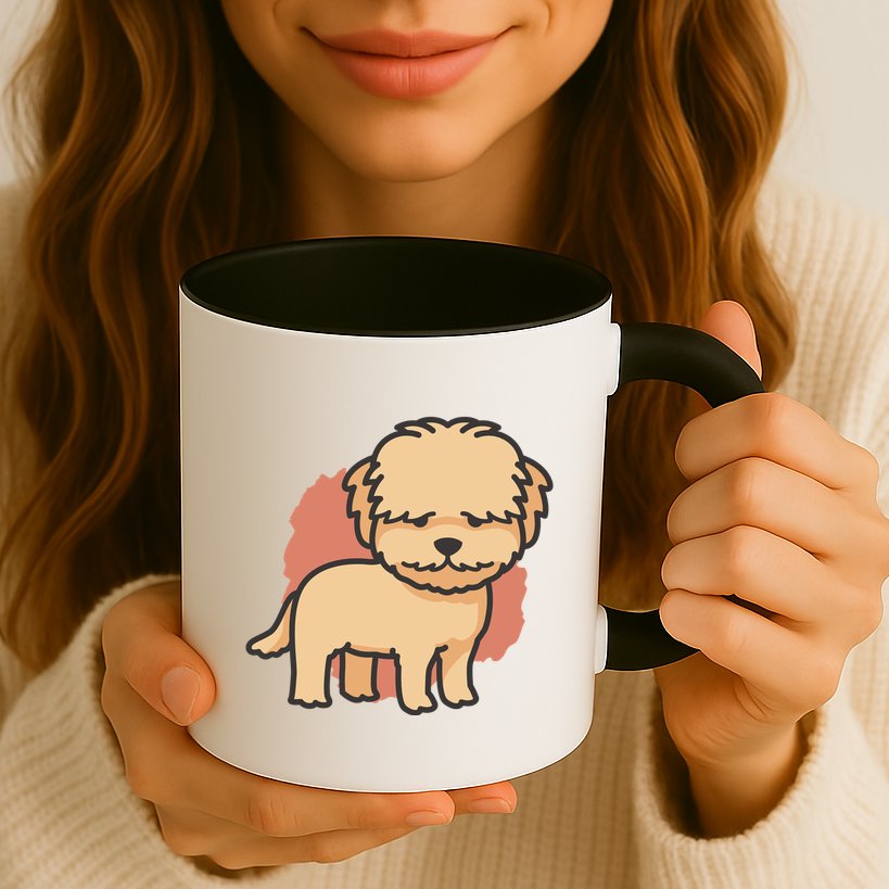 Cute Goldendoodle Dog Mug
