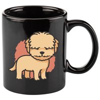 Cute Goldendoodle Dog 11oz C Handle Ceramic Mug