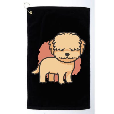 Cute Goldendoodle Dog Golf Towel