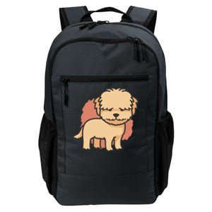 Cute Goldendoodle Dog Daily Commute Backpack